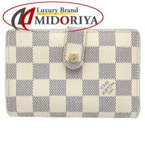Louis Vuitton Wallet Damier Porte Viennois Monnaie White Azur - Picture 1 of 9